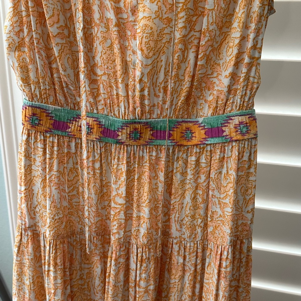 Current Air Multicolor Patterned Midi Dress - Picture 6 of 6